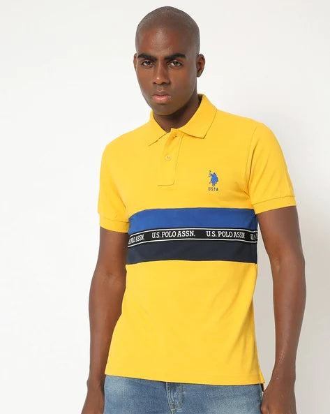 Us polo yellow clearance shirt