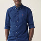 NEXT Cobalt Blue Slim Fit Long Sleeve Oxford Shirt