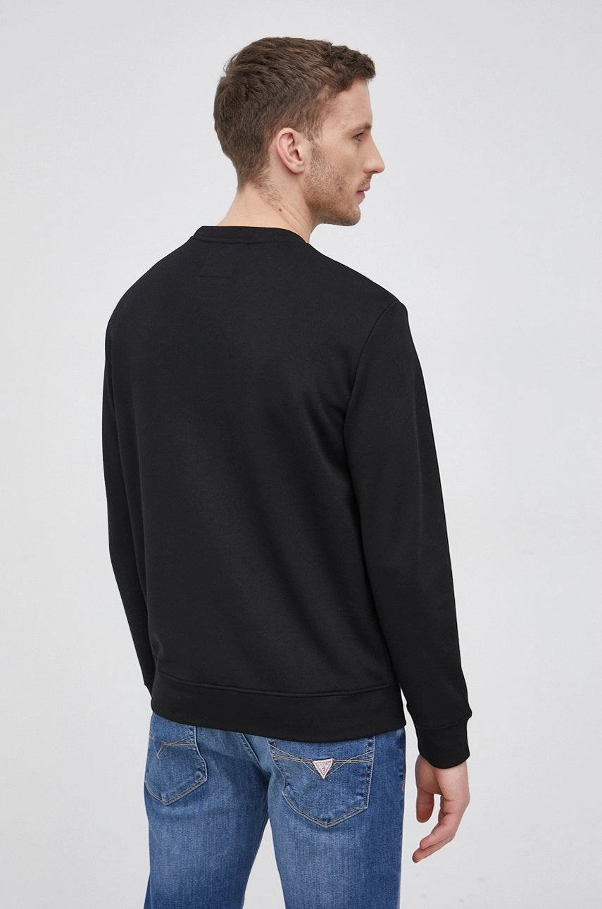 EMPORIO ARMANI MODAL-BLEND SWEATSHIRT WITH LOGO PRINT