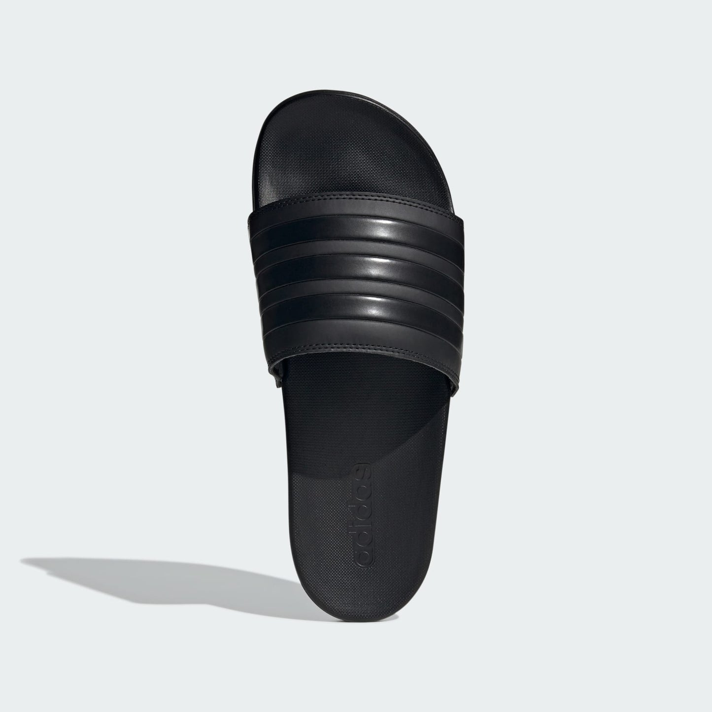 Adidas Black Stripes Adilette Comfort Slides