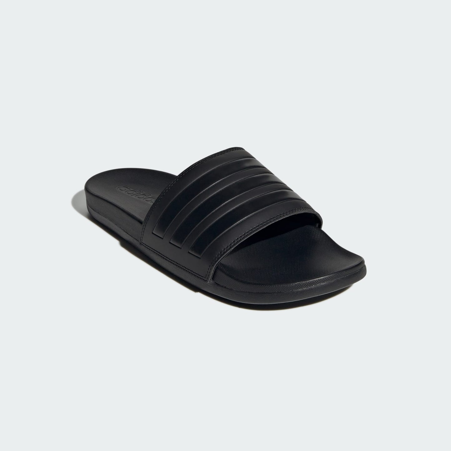 Adidas Black Stripes Adilette Comfort Slides