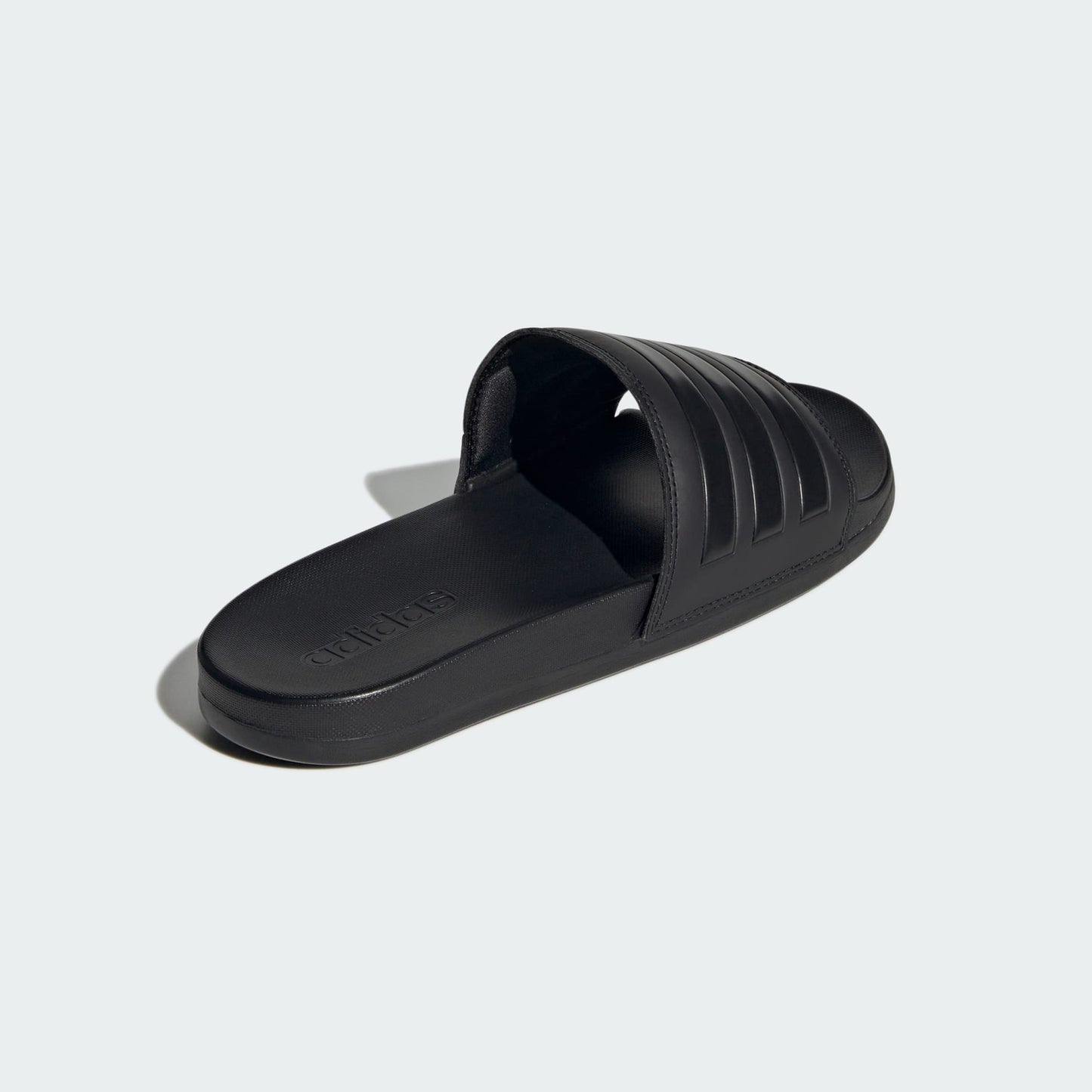 Adidas Black Stripes Adilette Comfort Slides