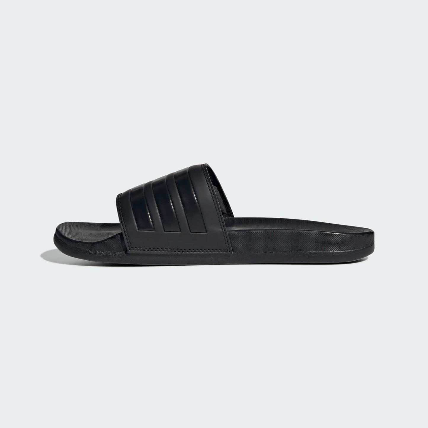 Adidas Black Stripes Adilette Comfort Slides