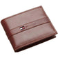 TOMMY HILFIGER LEATHER MEN'S WALLET RANGER PASS CASE - TAN