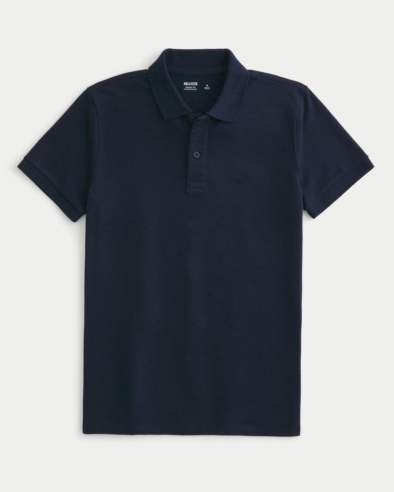 HOLLISTER ICON POLO NAVY BLUE