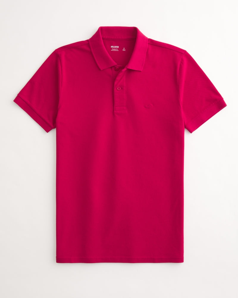 HOLLISTER ICON POLO RED