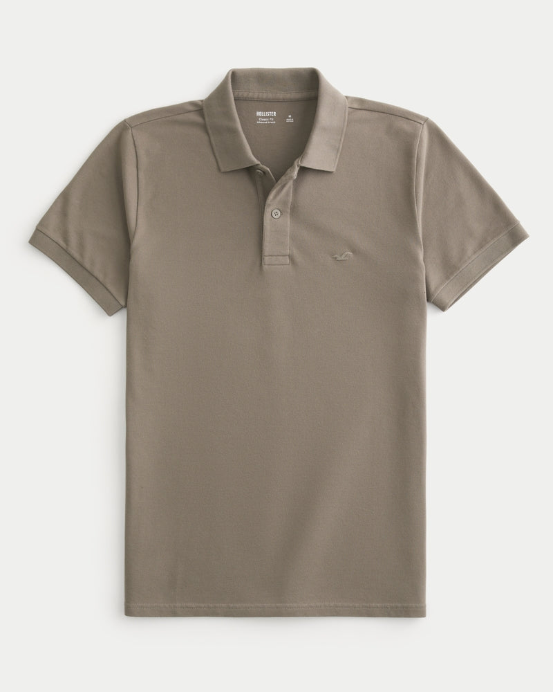 HOLLISTER ICON POLO TAN