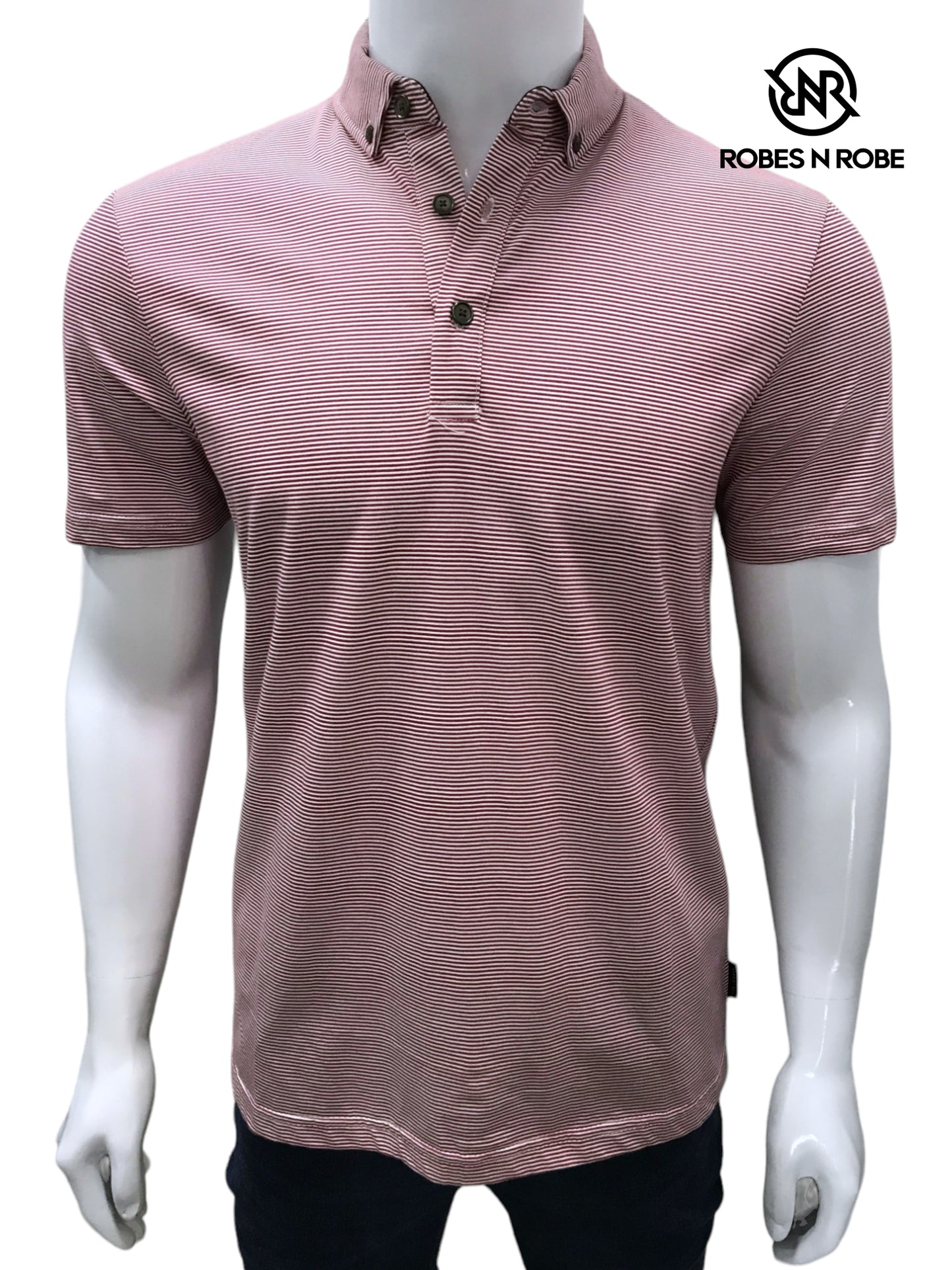 Ted Baker London Red Stripe Polo