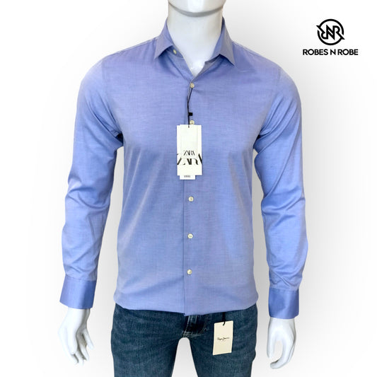 ZARA BLUE SHIRT SLIM FIT