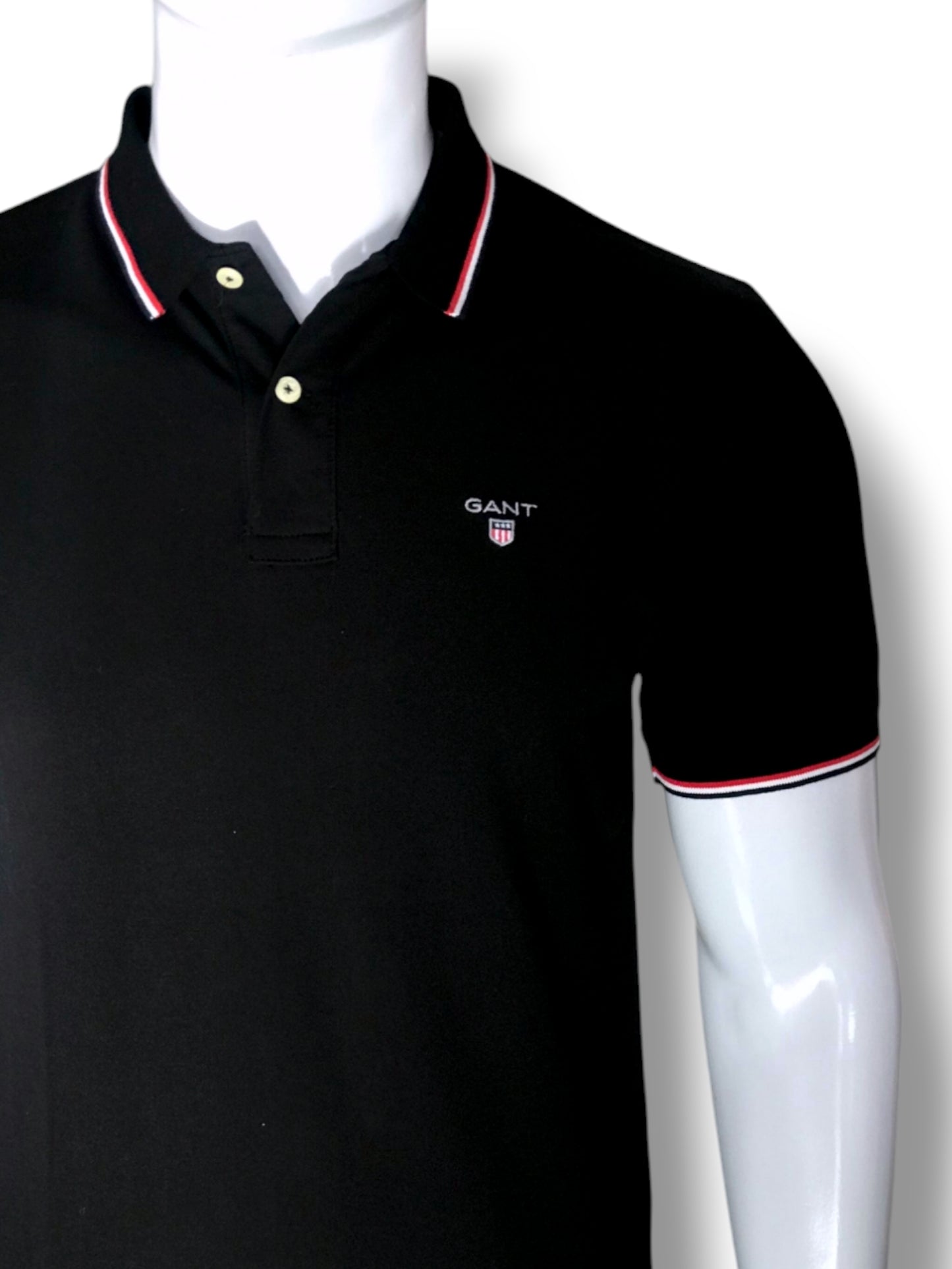 GANT PIQUE POLO BLACK