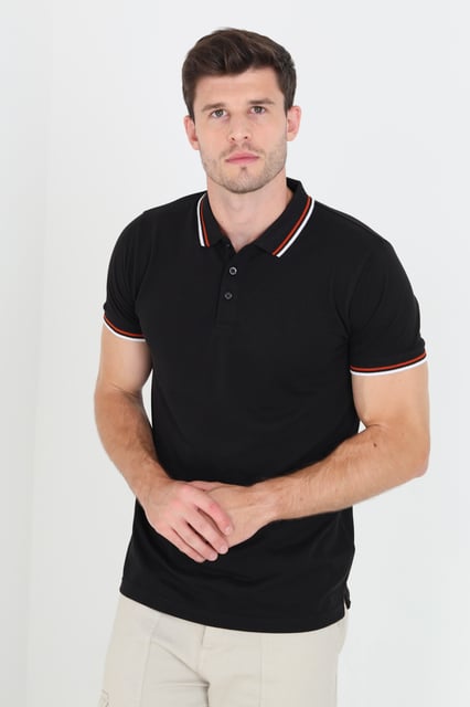 BAVE SOUL LONDON COLAR STRIPE POLO