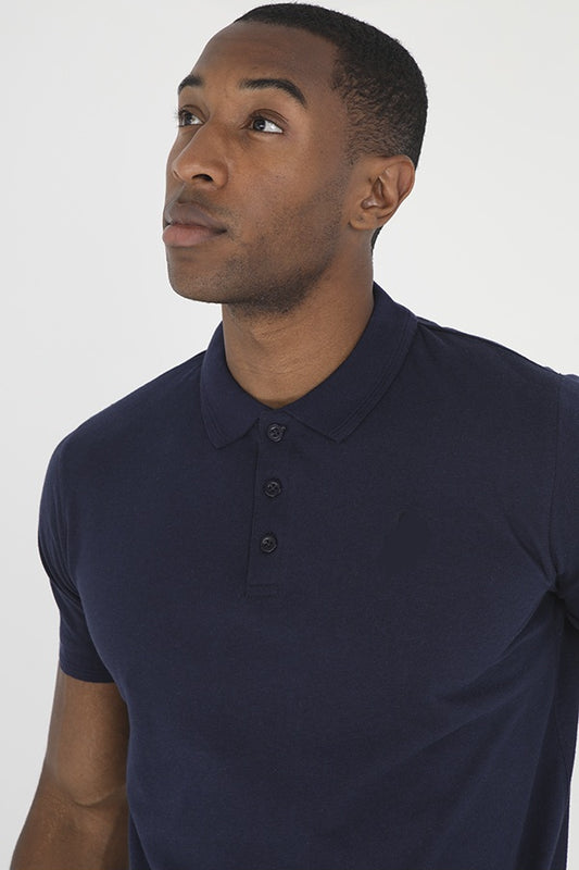 BAVE SOUL LONDON POLO - NAVY BLUE