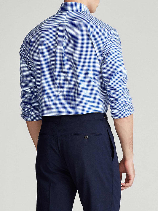 RALPH LAUREN GINGHAM CHECK BLUE